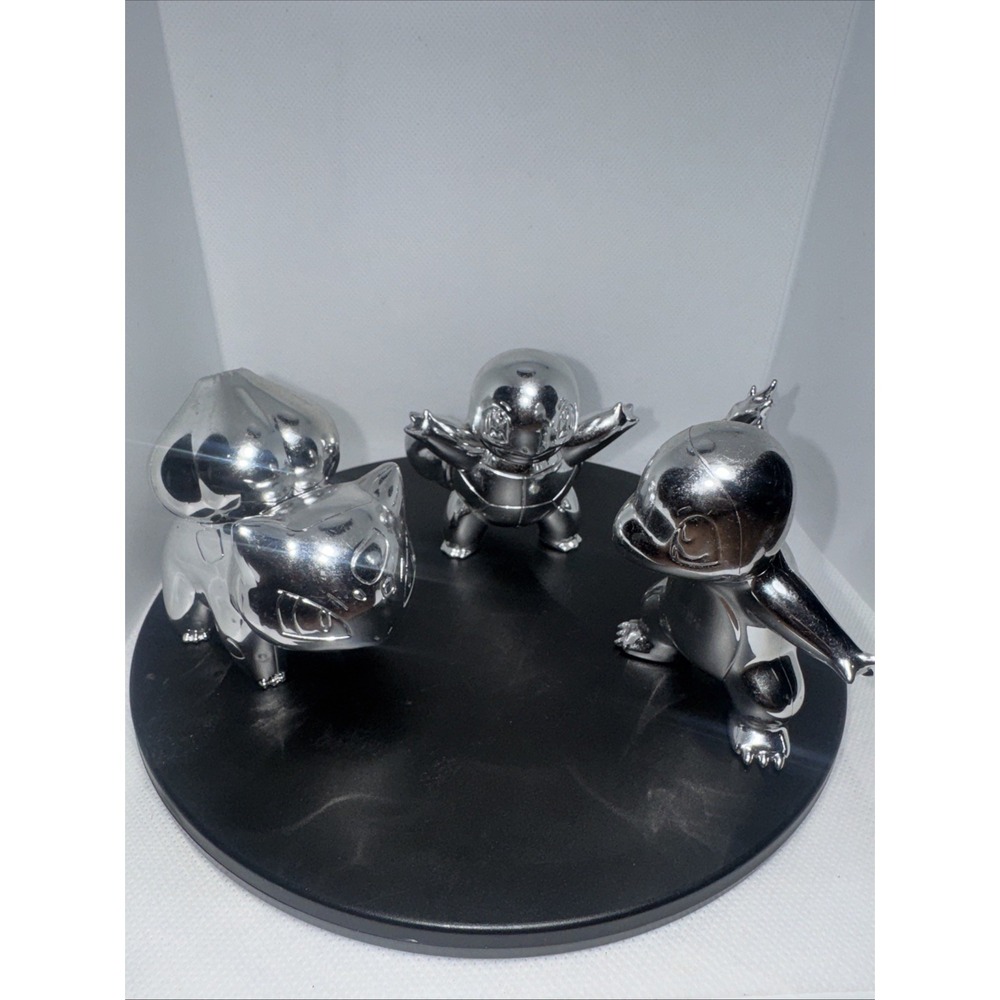 Pokemon Custom Silver/Chrome 3" Christmas Tree Ornament Squirtle
